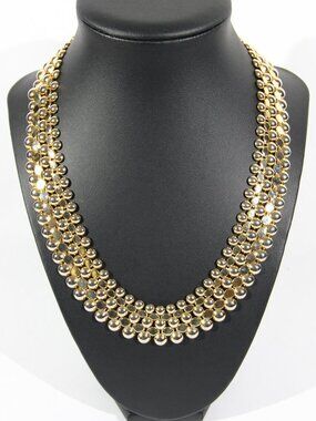Vintage Gold-Tone Choker Necklace